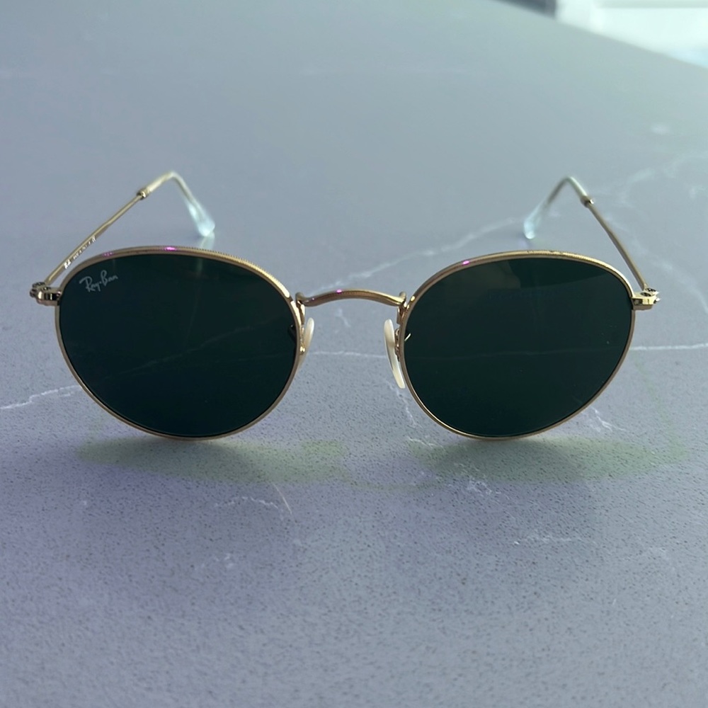 Gold frame ray vans